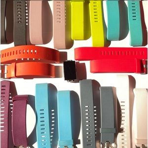 Charge 2 Fitbit with 13 different colored bands